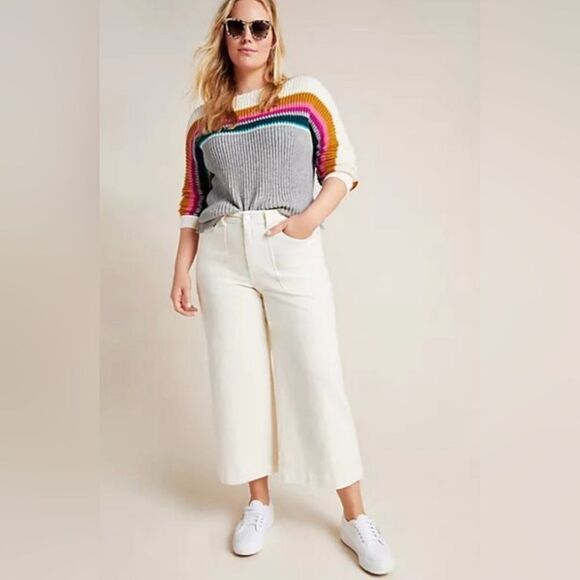 DL1961 x Mariana Hewitt Hepburn High Rise Wide Leg Jeans in Sutter - Picture 1 of 10